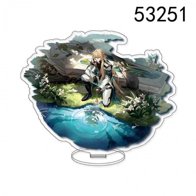 Honkai: Star Rail Anime characters acrylic Standing Plates Keychain 15CM 53251