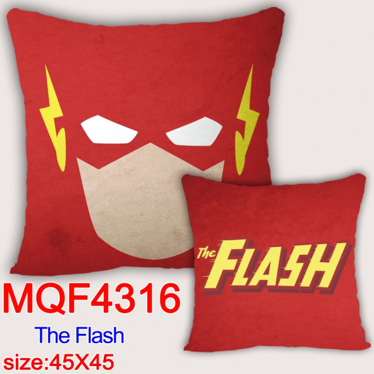 The Flash  Anime square full-color pillow cushion 45X45CM NO FILLING