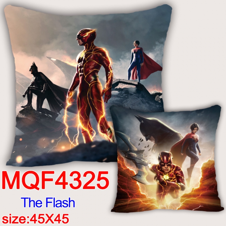 The Flash  Anime square full-color pillow cushion 45X45CM NO FILLING