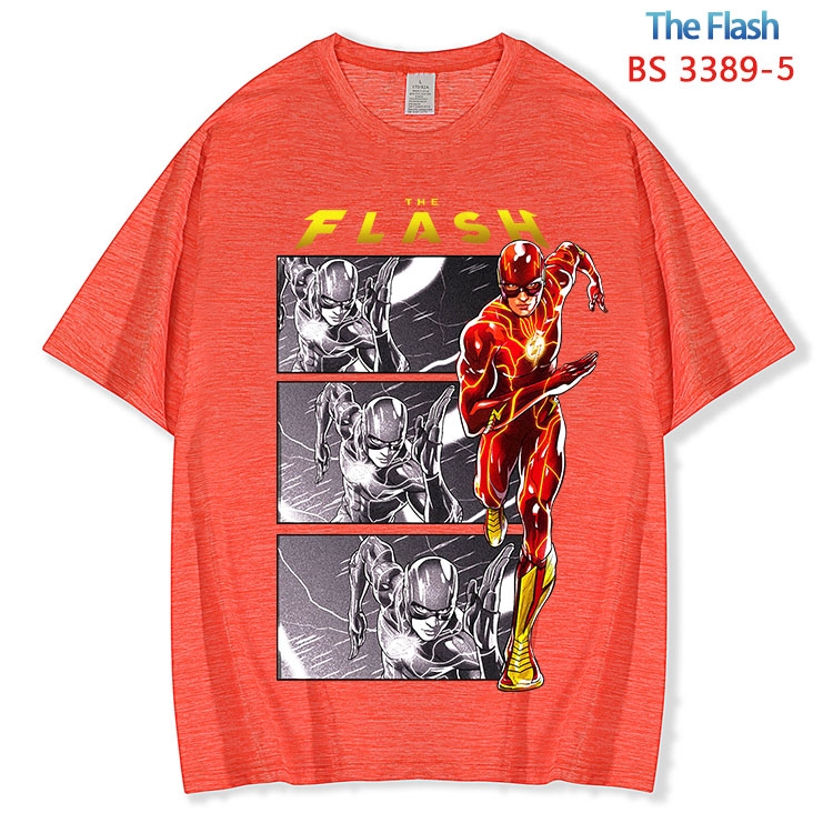 The Flash  ice silk cotton loose and comfortable T-shirt from XS to 5XL BS-3389-5
