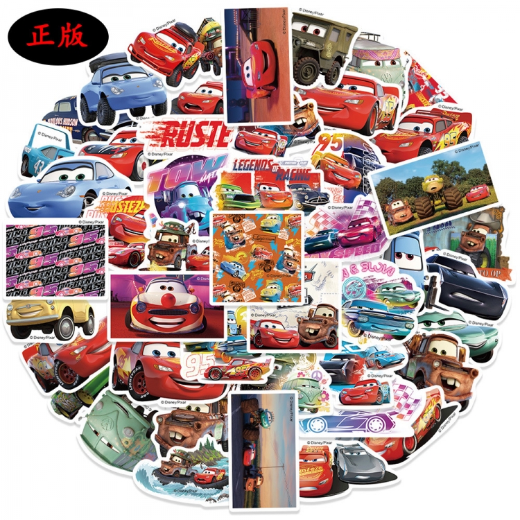 Cars  Doodle stickers Waterproof stickers a set of 50 price for 5 sets