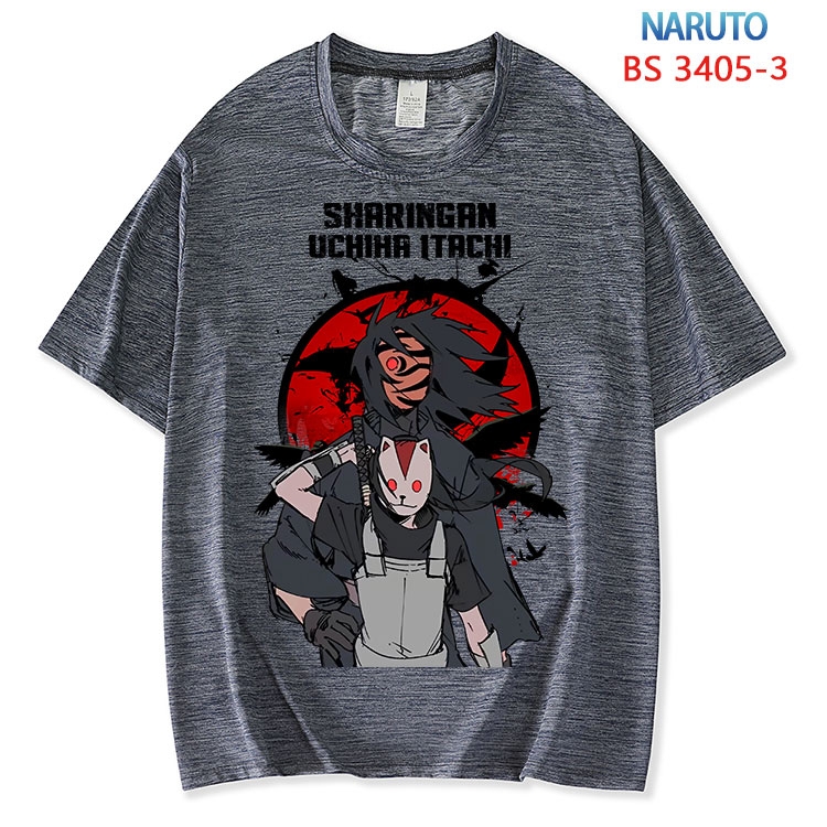 Naruto  ice silk cotton loose and comfortable T-shirt from XS to 5XL BS-3405-3