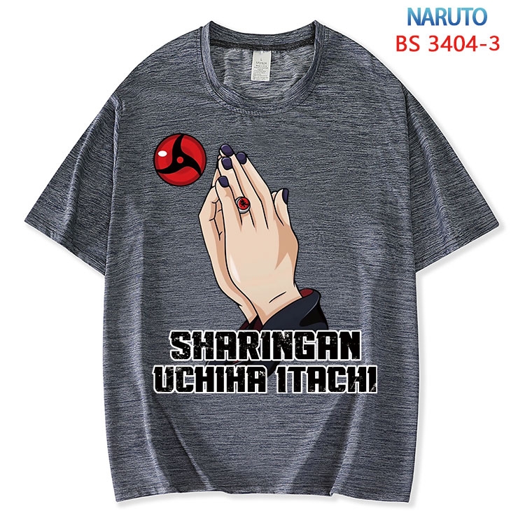 Naruto  ice silk cotton loose and comfortable T-shirt from XS to 5XL BS-3404-3