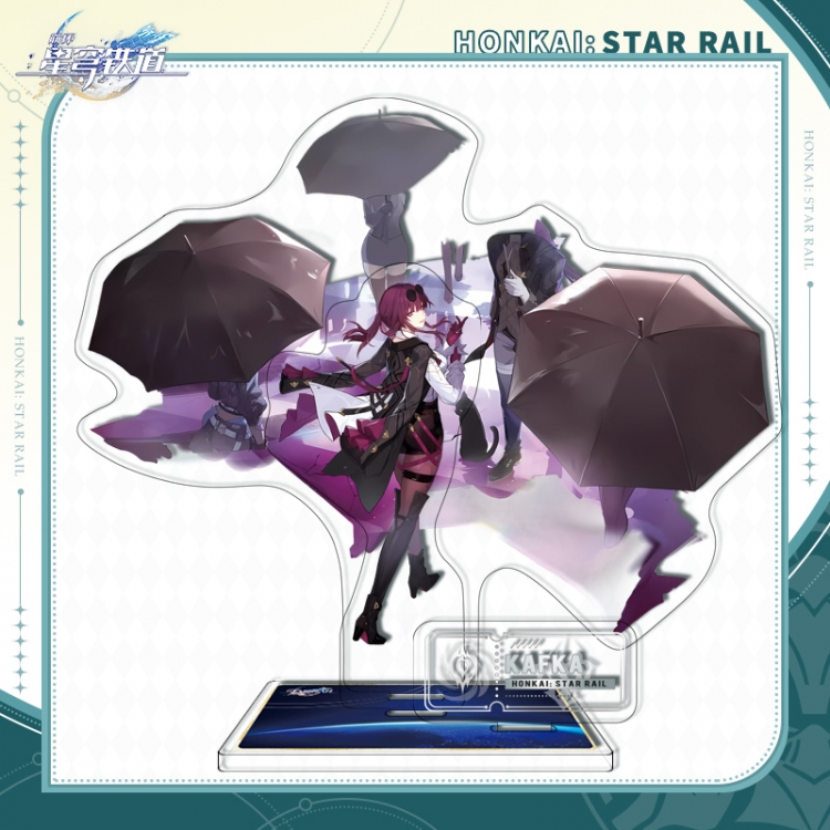 Honkai: Star Rail Triple insertion Anime characters acrylic Standing Plates Keychain