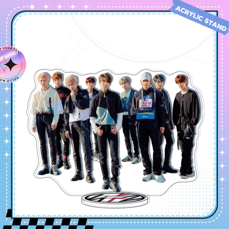 Stray Kids Anime characters acrylic Standing Plates Keychain 16cm