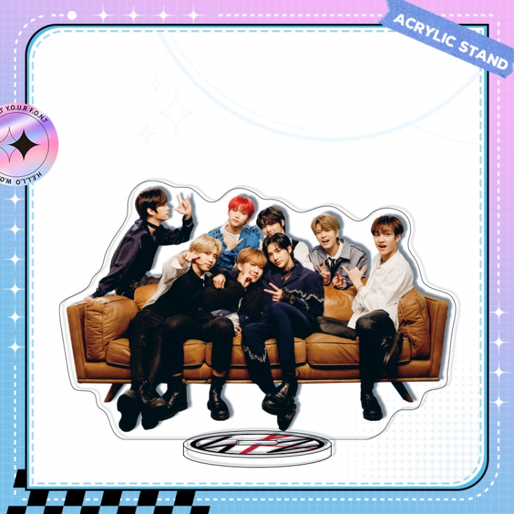 Stray Kids Anime characters acrylic Standing Plates Keychain 16cm