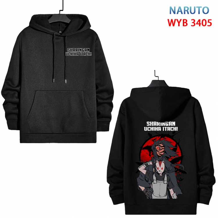 Naruto Anime color patch pocket sweater from XS to 4XL WYB-3405-3