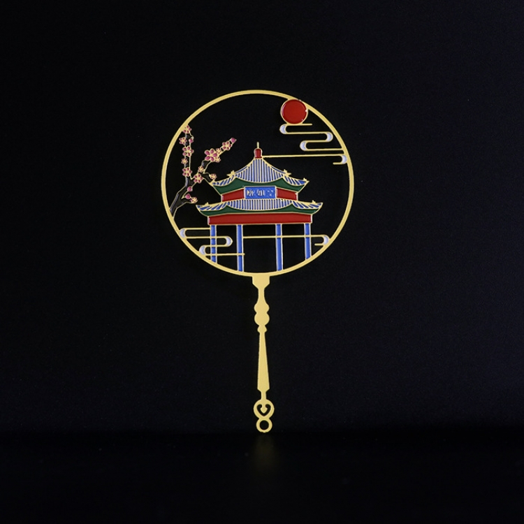 the Summer Palace Exquisite Classic Bookmark Cardboard with Beaded Tassels  price for 2 pcs