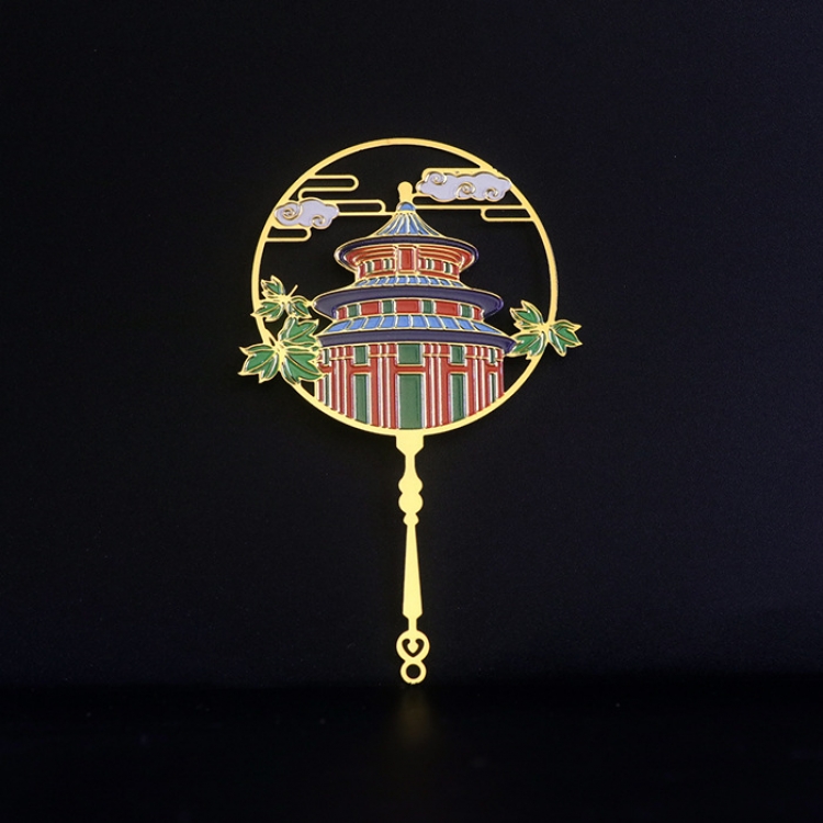 Temple of Heaven Exquisite Classic Bookmark Cardboard with Beaded Tassels  price for 2 pcs