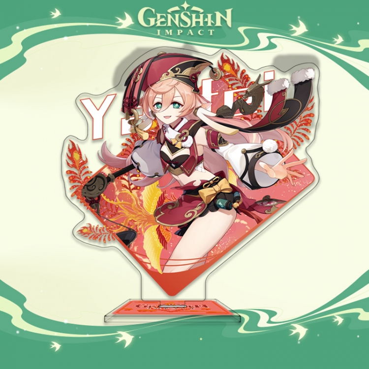 Genshin Impact Anime characters acrylic Standing Plates Keychain 16cm