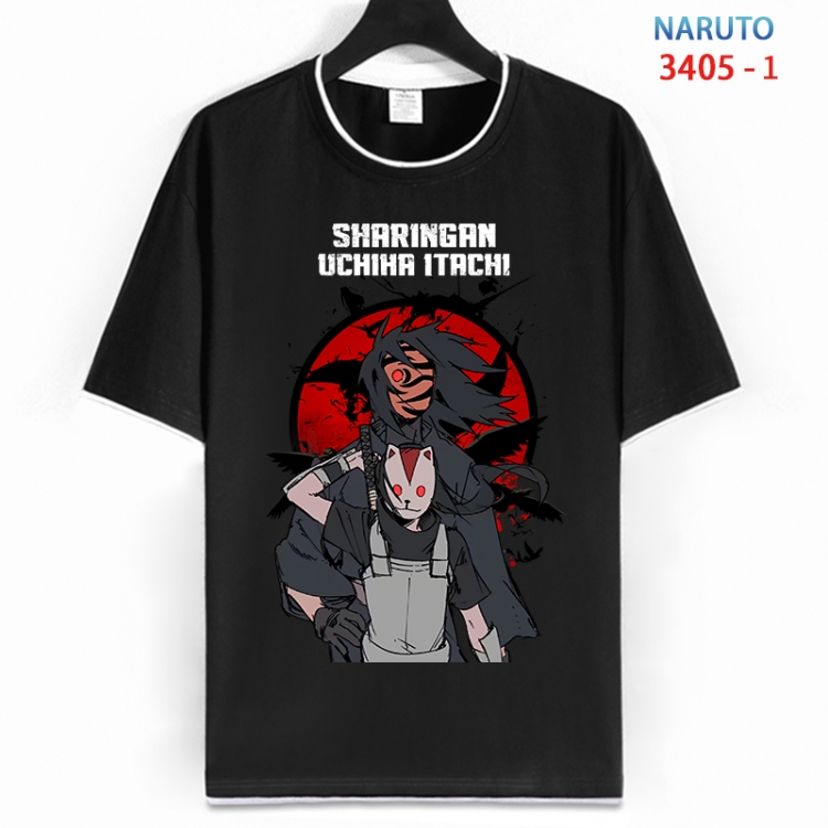 Naruto Cotton round neck short sleeve T-shirt from S to 6XL HM-3405-1