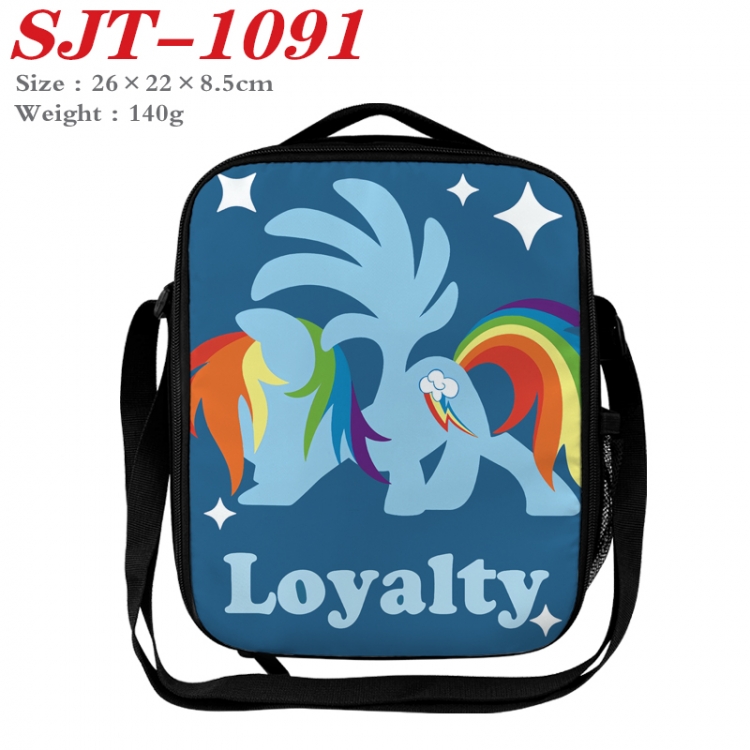 My Little Pony Anime Lunch Bag Crossbody Bag 26x22x8.5cm