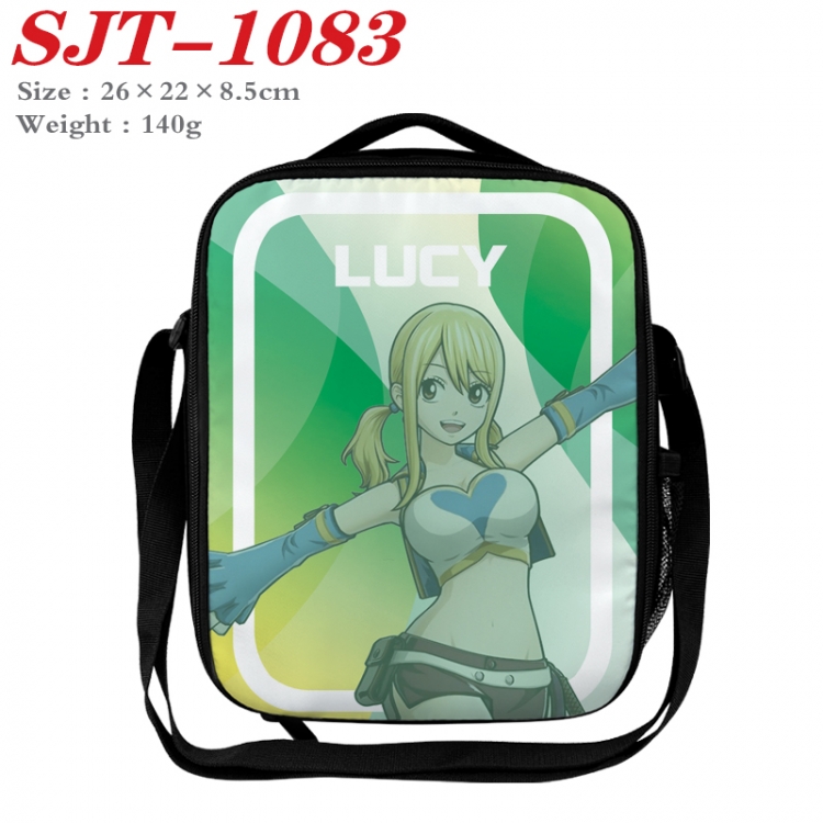 Fairy tail  Anime Lunch Bag Crossbody Bag 26x22x8.5cm