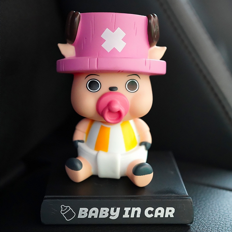 One Piece Mobile phone holder Boxed Figure Decoration Model 11-13cm