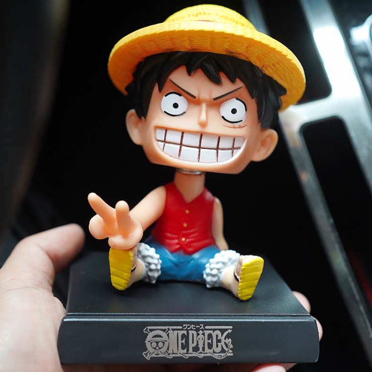 One Piece Mobile phone holder Boxed Figure Decoration Model 11-13cm