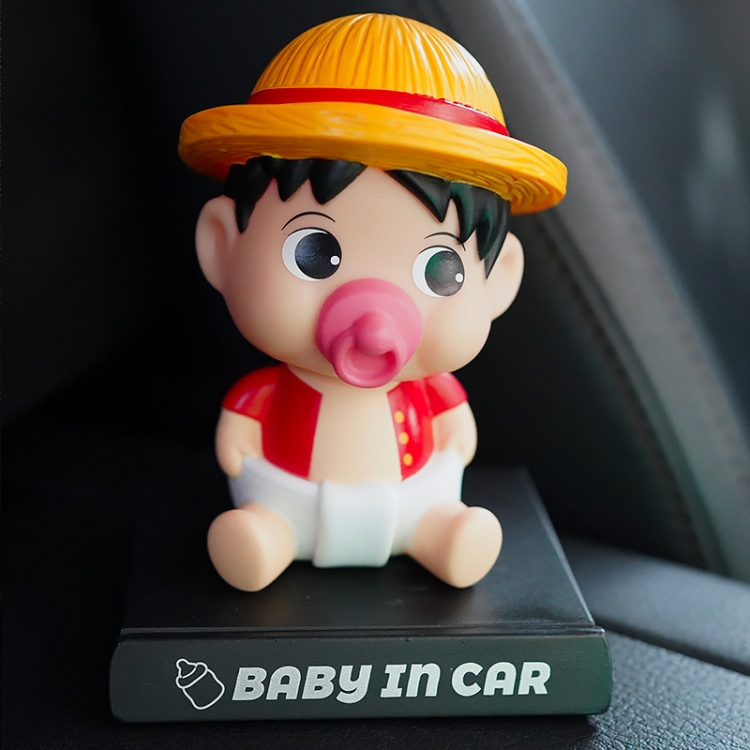 One Piece Mobile phone holder Boxed Figure Decoration Model 11-13cm