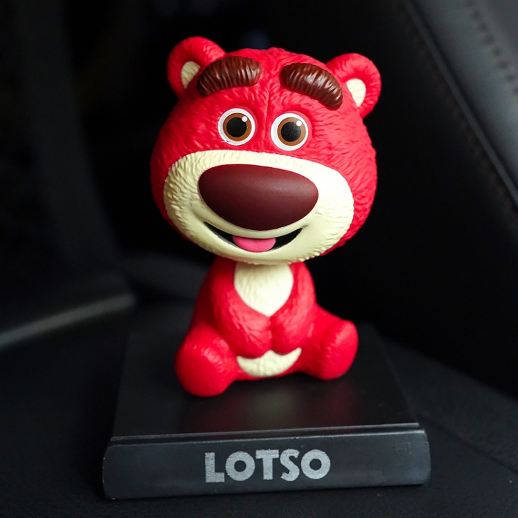 Strawberry Bear Mobile phone holder Boxed Figure Decoration Model 11-13cm