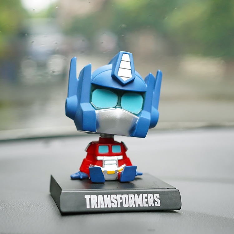 Transformers Mobile phone holder Boxed Figure Decoration Model 11-13cm