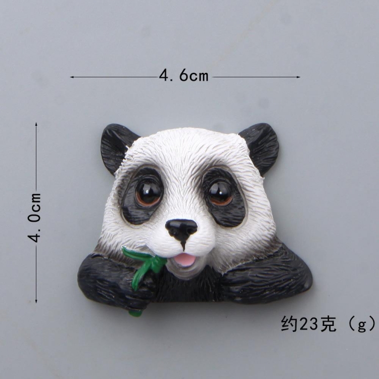 Panda series Stereo magnetic buckle refrigerator stickers  price for 2 pcs