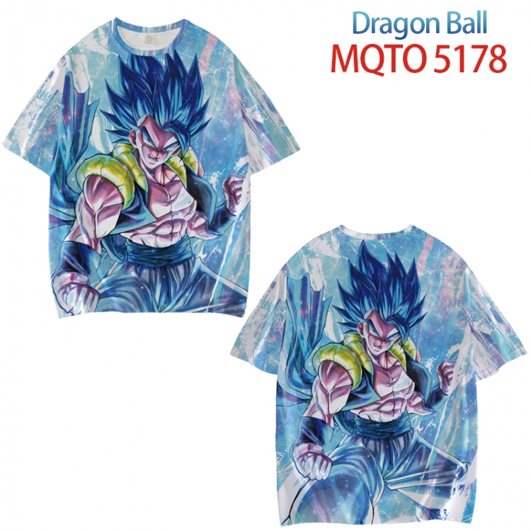 DRAGON BALL Full color printed short sleeve T-shirt from XXS to 4XL MQTO5178