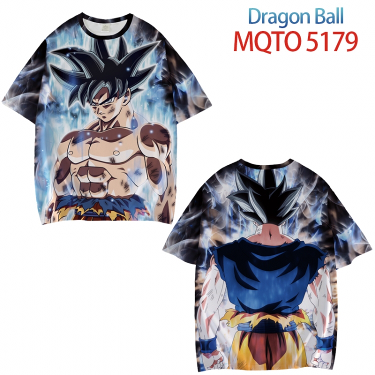 DRAGON BALL Full color printed short sleeve T-shirt from XXS to 4XL MQTO5179