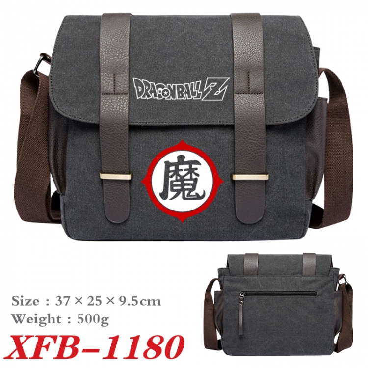 DRAGON BALL Anime double belt new canvas shoulder bag single shoulder bag 37X25X9.5cm  XFB-1180