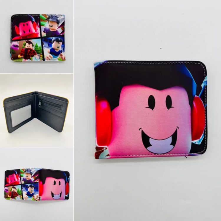 ROBLOX Full color  Two fold short card case wallet 11X9.5CM