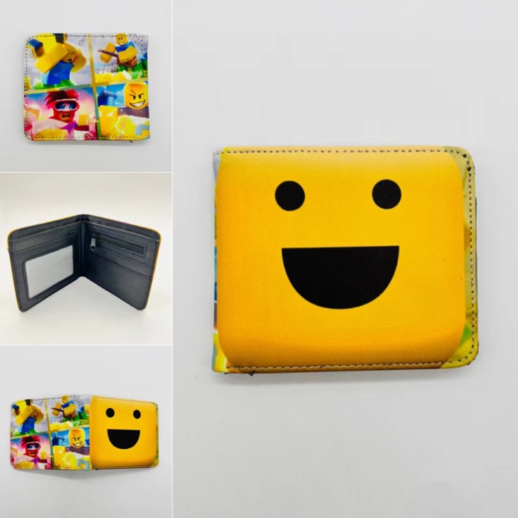 ROBLOX Full color  Two fold short card case wallet 11X9.5CM