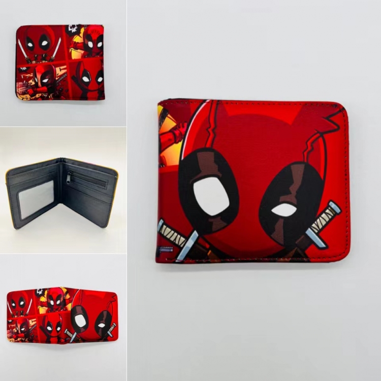 Spiderman Full color Two fold short card case wallet 11X9.5CM