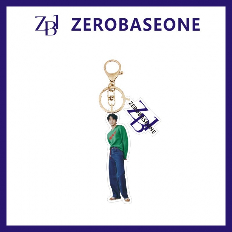 zerobaseone Acrylic Keychain Bag Pendant Ornaments OPP Packaging price for 5 pcs