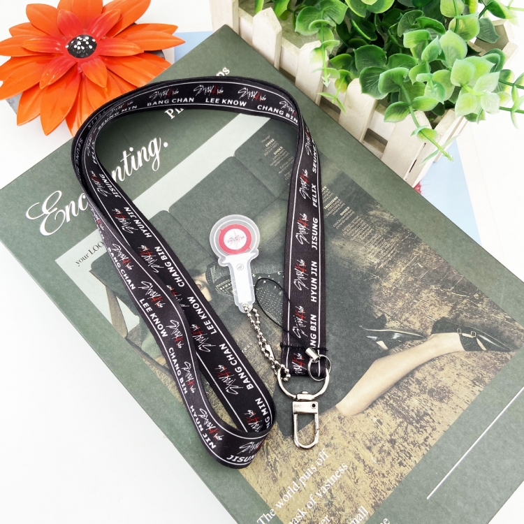 Korean celebrities Mobile phone lanyard concert 38cm OPP packaging price for 5 pcs