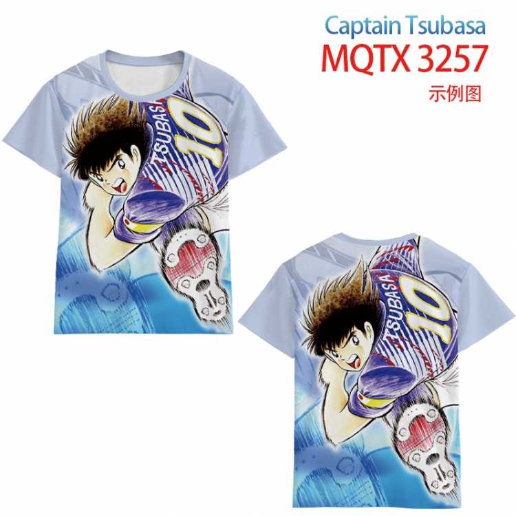 Footballfull color printed short-sleeved T-shirt from 2XS to 5XL MQTX 3257