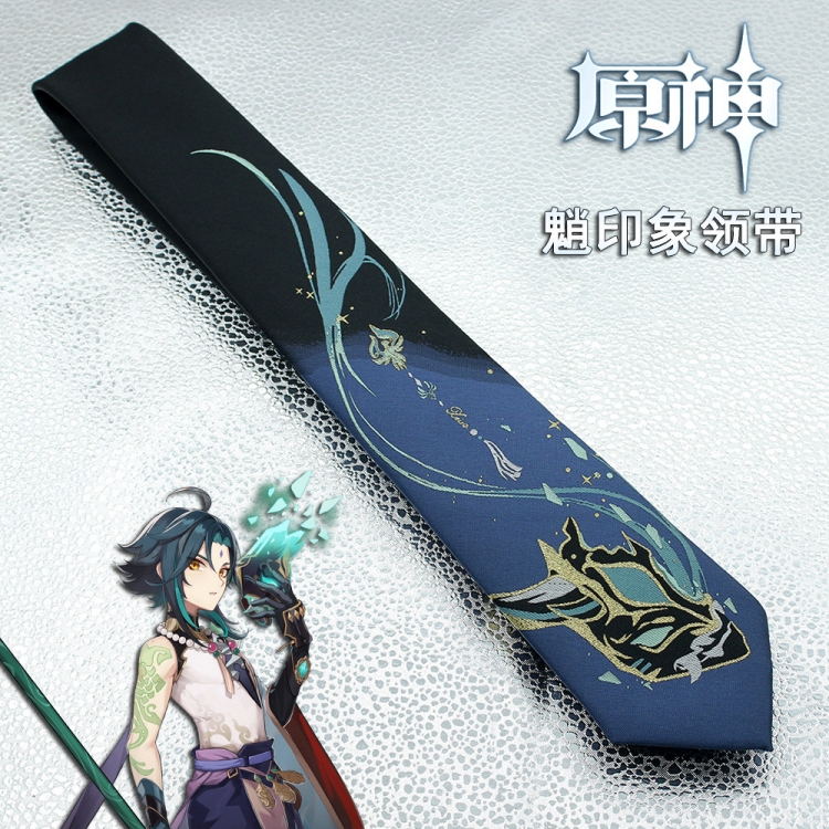 Genshin Impact Anime Japanese tie animation surrounding cos tie price for 2 pcs