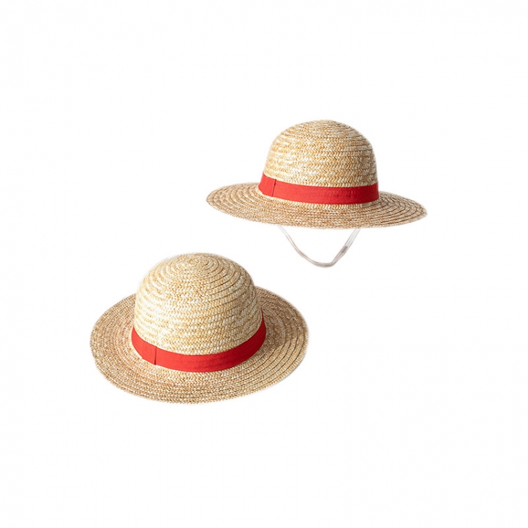 One Piece Wheat Straw Adult Anime Cartoon Cosplay Sunshade and Sunscreen Performance Hat 35cm