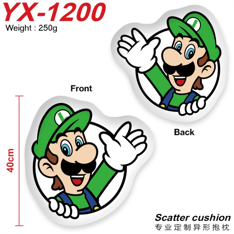 Super Mario Crystal plush shaped plush doll pillows and cushions 40CM  YX-1200