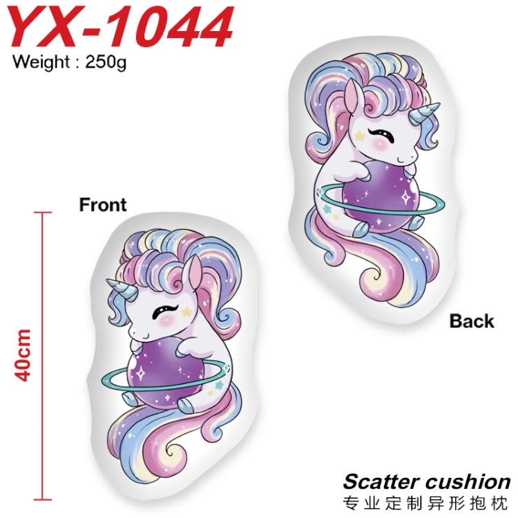Unicorn Crystal plush shaped plush doll pillows and cushions 40CM  YX-1044
