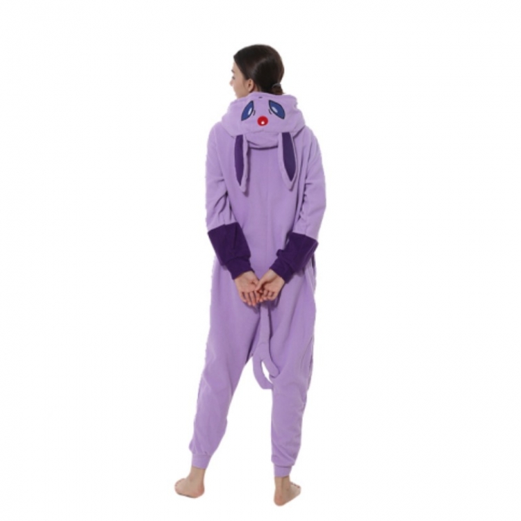 Pokemon COS performance suit one piece pajamas, fleece home suit  from  S to XL