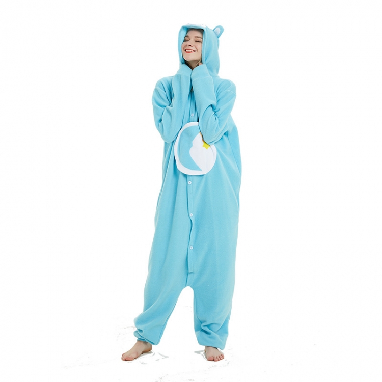 Moon Bear Animal cartoon series COS performance suit, fleece one piece pajamas from S to XL