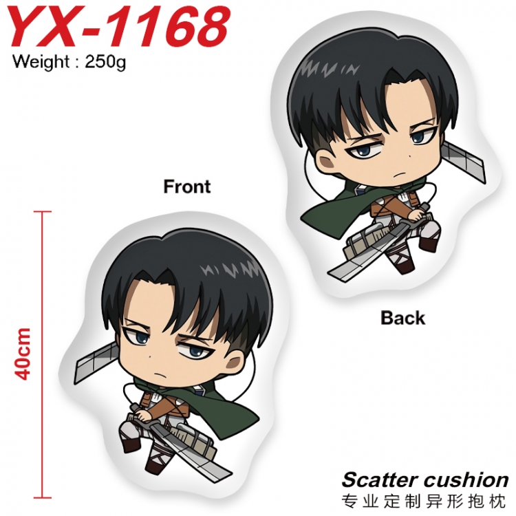 Shingeki no Kyojin Crystal plush shaped plush doll pillows and cushions 40CM  YX-1168