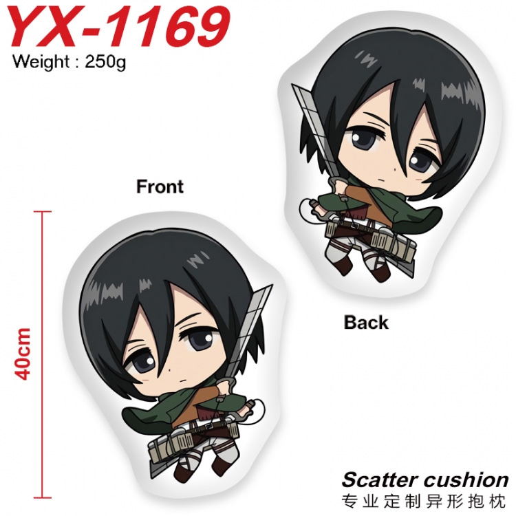 Shingeki no Kyojin Crystal plush shaped plush doll pillows and cushions 40CM YX-1169