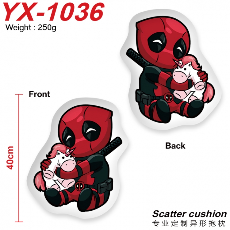 Deadpool Crystal plush shaped plush doll pillows and cushions 40CM YX-1036
