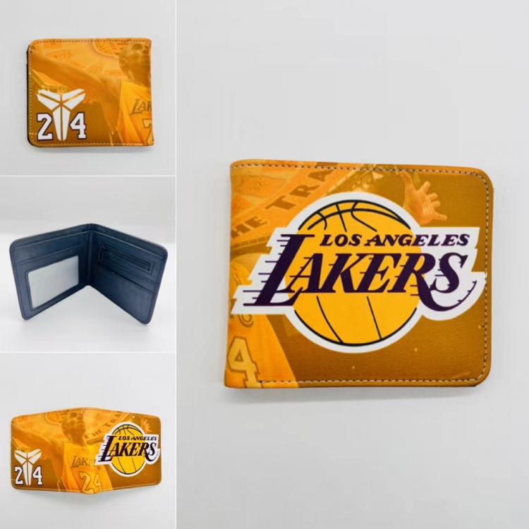 NBA Full color Two fold short card case wallet 11X9.5CM