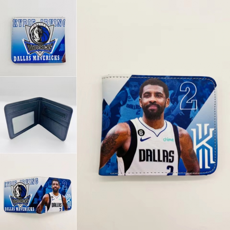 NBA Full color Two fold short card case wallet 11X9.5CM