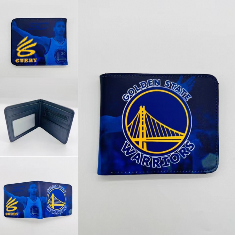 NBA Full color Two fold short card case wallet 11X9.5CM
