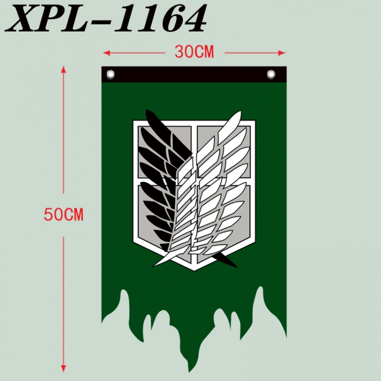 Shingeki no Kyojin Anime Alien Retro Flag Prop 30X50 XPL-1164