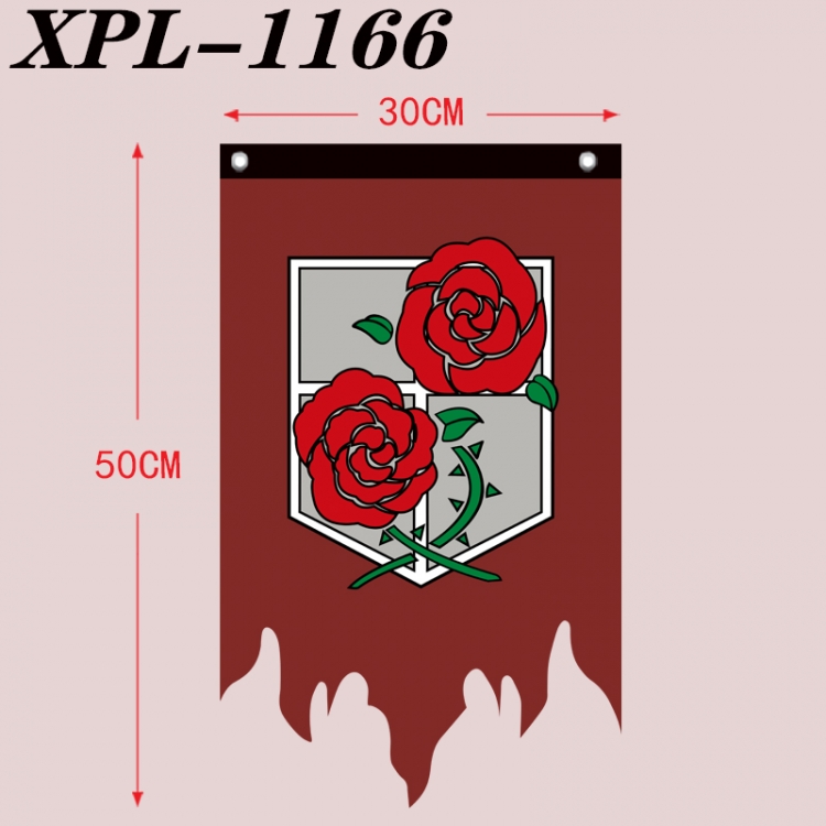 Shingeki no Kyojin Anime Alien Retro Flag Prop 30X50  XPL-1166