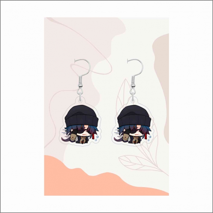 Honkai: Star Rail  Anime peripheral acrylic earrings accessories price for 5 pcs