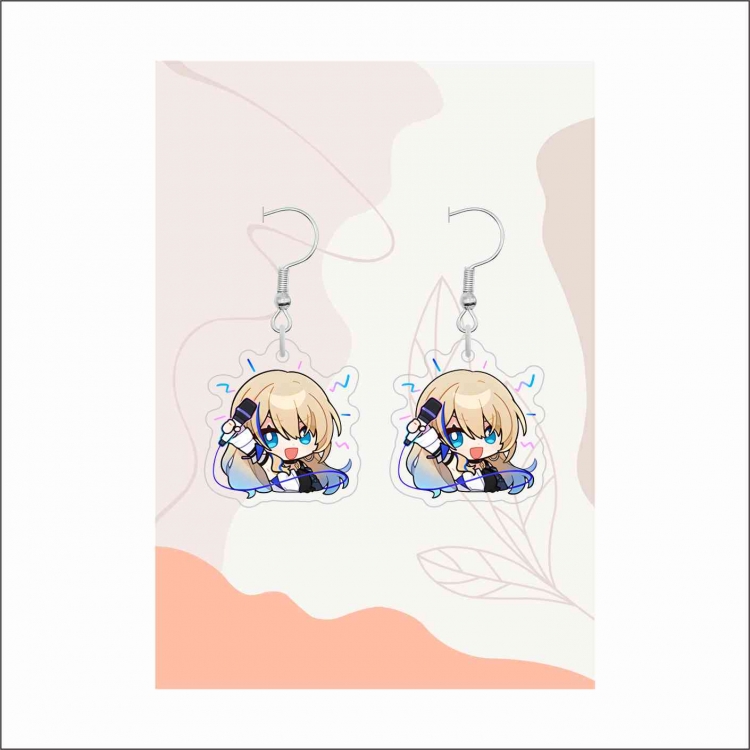 Honkai: Star Rail  Anime peripheral acrylic earrings accessories price for 5 pcs