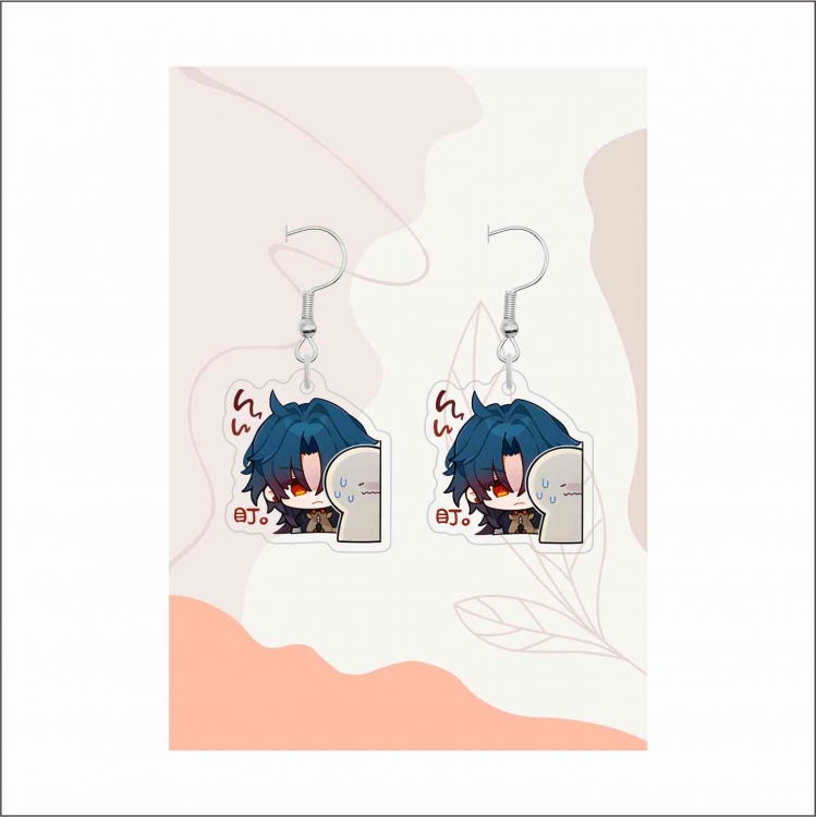 Honkai: Star Rail  Anime peripheral acrylic earrings accessories price for 5 pcs