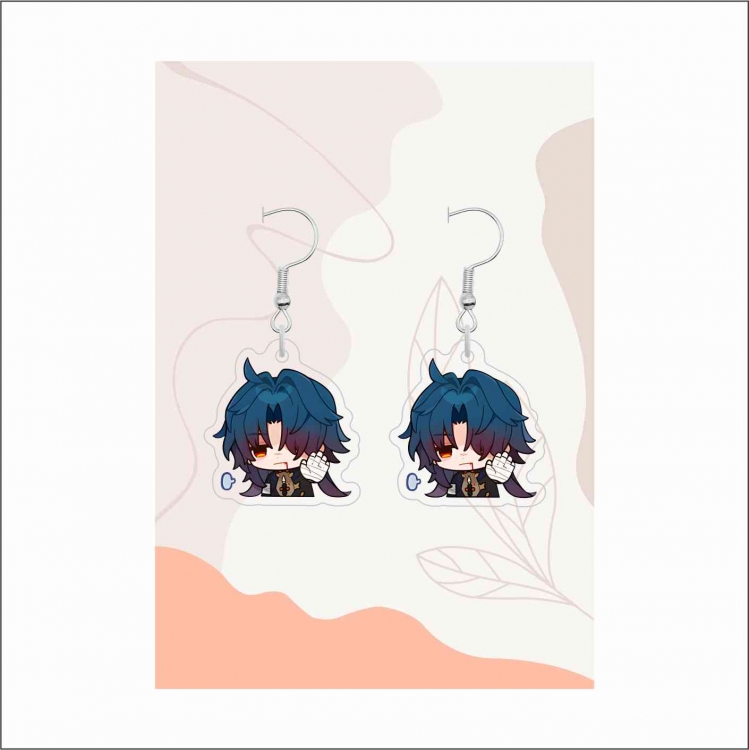 Honkai: Star Rail  Anime peripheral acrylic earrings accessories price for 5 pcs